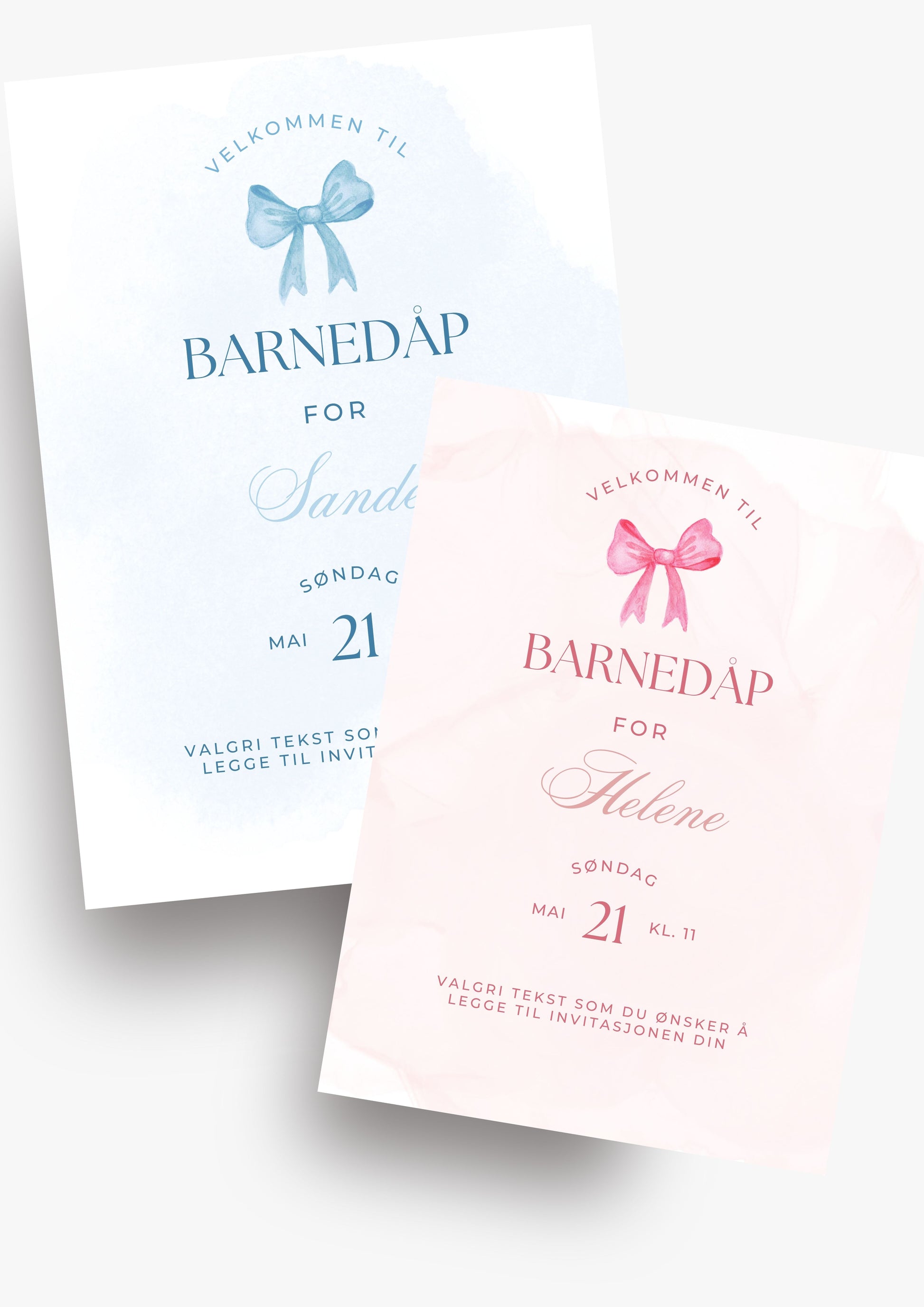 Invitasjon til dåp/navnefest
