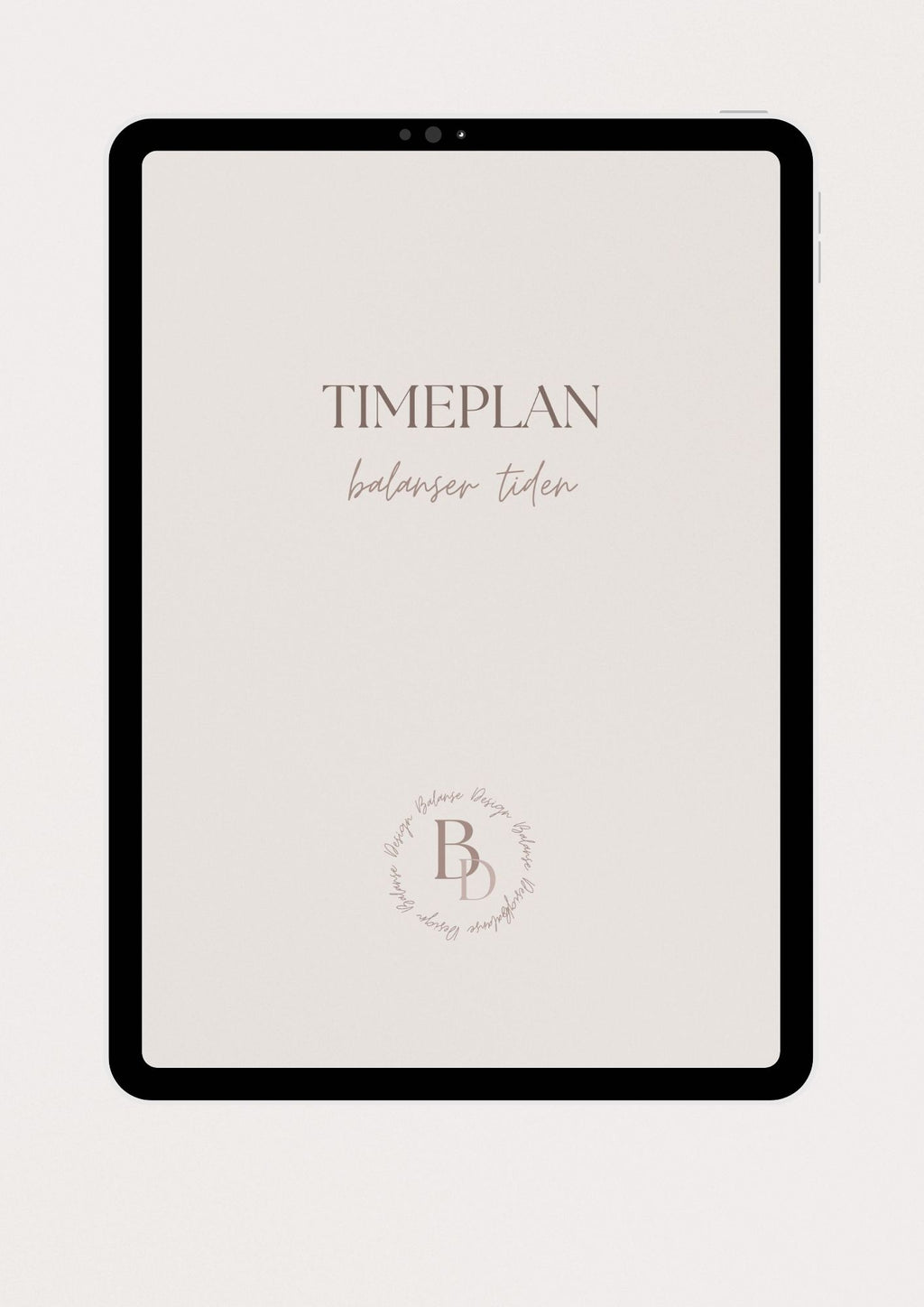 Balanser timeplanen